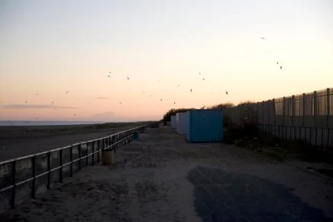 Beach of England. Stock Photos