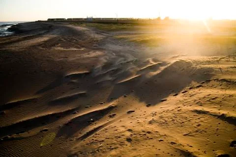 Beach of England. Stock Photos