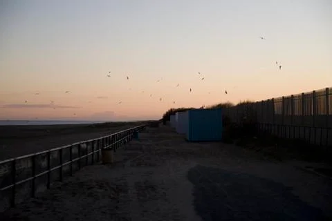 Beach of England. Stock Photos