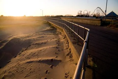 Beach of England. Stock Photos