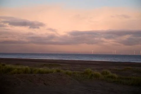 Beach of England. Stock Photos