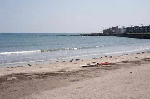 Beach in Enoshima Stock Photos