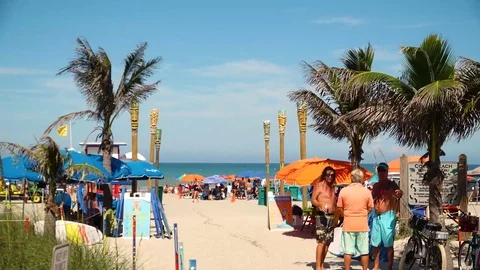 Beach Enter Timelapse 動画素材 77487560