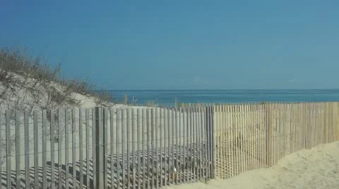 Beach entrance 스톡 동영상 12396757