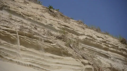 Beach Erosion Cape Cod Stock Footage 27234639