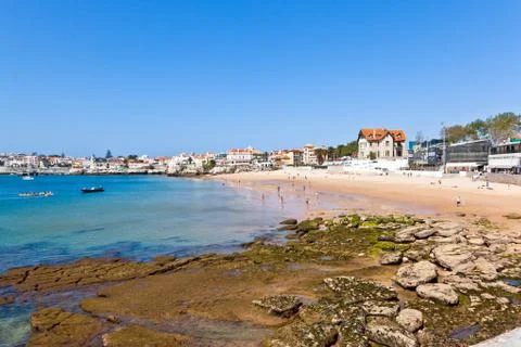 Beach estoril Stock Photos