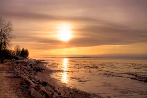 The beach at Evangeline Stock-Fotos