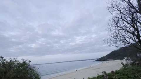 Beach in the evening Stock Footage 308123727