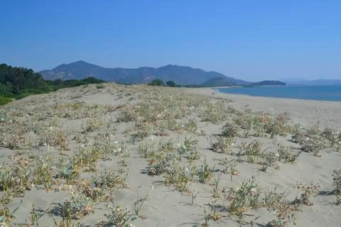 Beach of Feraxi Stock Photos