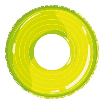 Beach float Summer icon Vector Stock Illustration