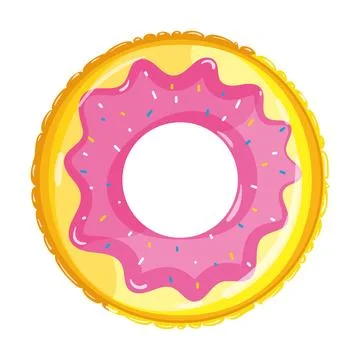 Beach float Summer icon Vector Stock Illustration