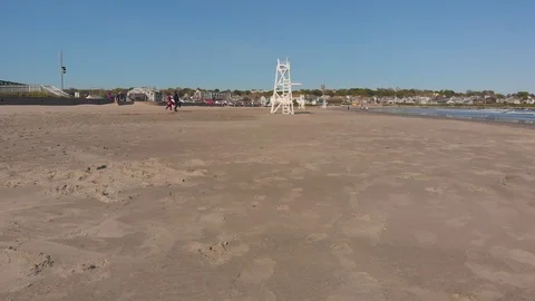 Beach Fly over Stock Footage 109631434