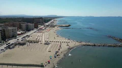 Beach flyby Stock Footage 207695786