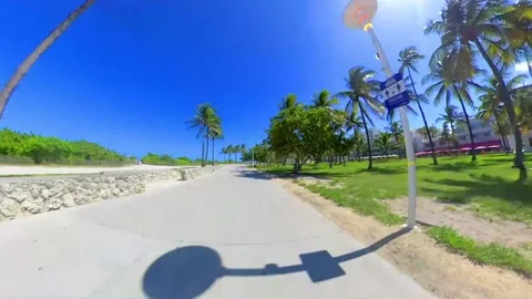 Beach FlyBy Hyperlapse Stock Footage 146717035