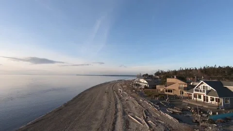 Beach Flyover Video stock 105171139