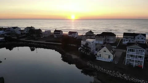 Beach Flyover Video stock 145938311