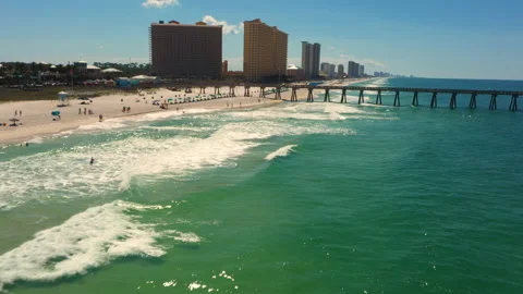 Beach Flyover Pier 動画素材 131065570