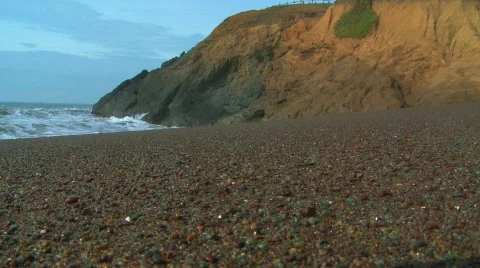 Beach Foam Up Close Stock Footage 496789