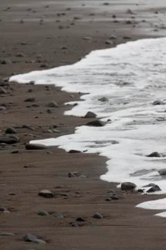 Beach Foam Foto stock