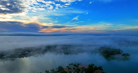 Beach Fog Stock Footage 166484927