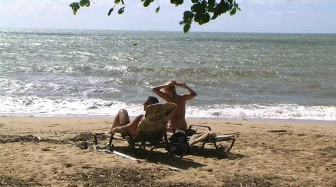 On the beach 스톡 동영상 370201