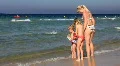 On the beach HD Footage