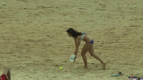 On the beach Stock Footage 5505428