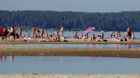Beach Video stock 9200248