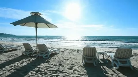 On the beach Video stock 11059022