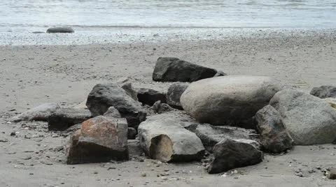 On the beach Stock Footage 12724001