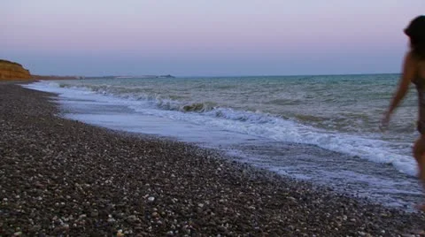 On the beach Video stock 21375121