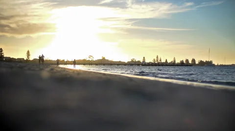 On The Beach Stock Footage 34099163