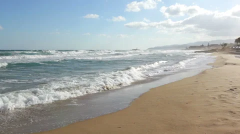 Beach Stock Footage 34360927