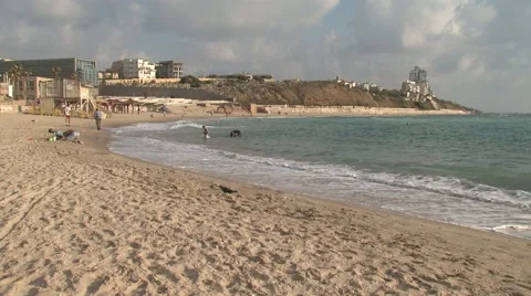 On the beach Stock Footage 45490320