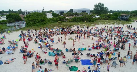 At the Beach Stock Footage 91754191