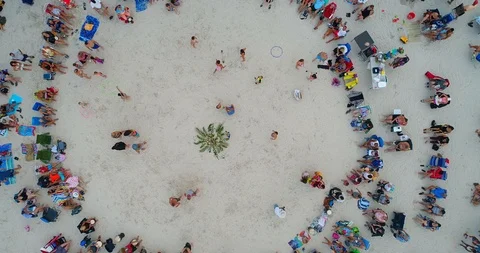 At the Beach Stock Footage 91754237