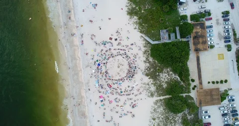 At the Beach Stock Footage 91754239