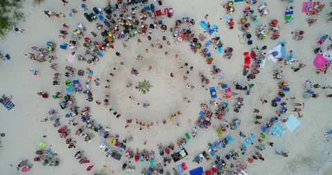 At the Beach Stock Footage 91754280