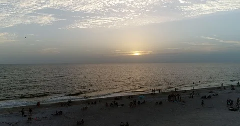 At the Beach Stock Footage 91755332