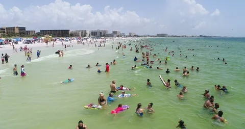 At the Beach Stock Footage 91755338