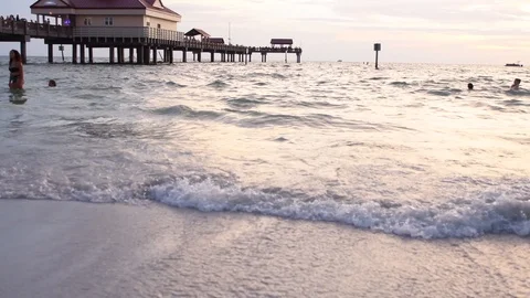 At the Beach Stock Footage 92000837