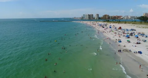 At the Beach Stock Footage 92003608
