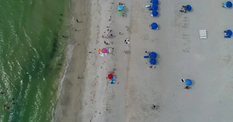 At the Beach Stock Footage 92003616