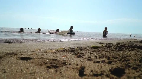 Beach Stock Footage 92740213