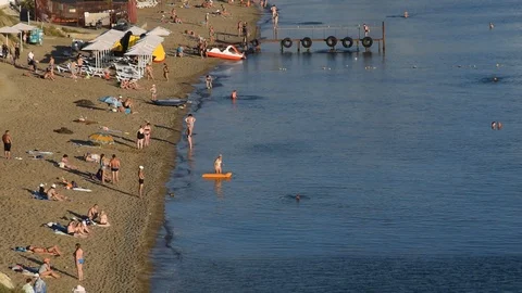 Beach Stock Footage 95528812