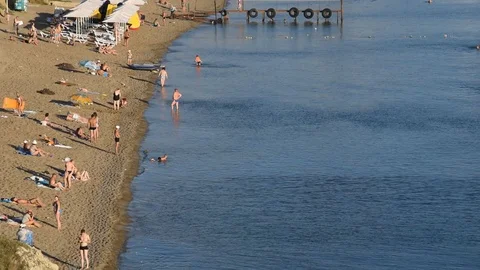 Beach Stock Footage 95528881