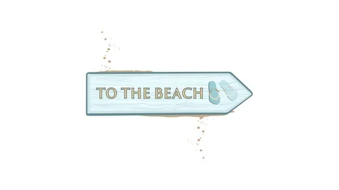 To the beach Stock Footage 108607552