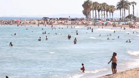 On the Beach Stock Footage 135450197