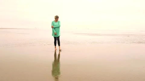 At the beach Video stock 159572675