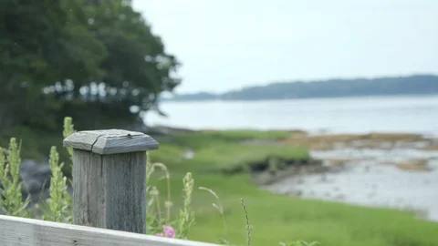 Beach in Freeport, Maine Video stock 122585424